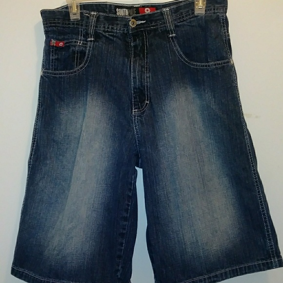 southpole denim shorts